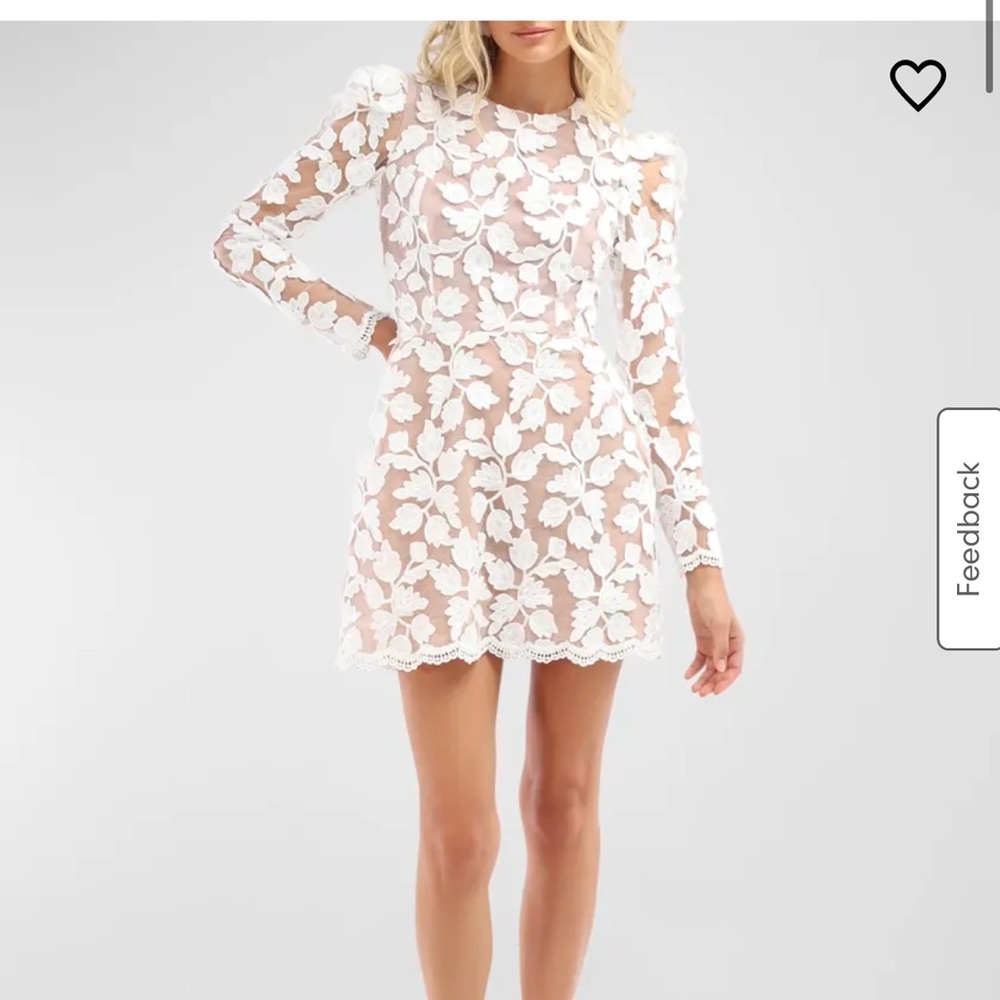 WORN 1x - PRACTICALLY NEW - HELSI CHRISTY SCALLOPED DRESS